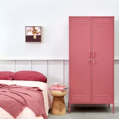 Casier en acier rose baie 85x50x183cm The Twinny - Mustard Made