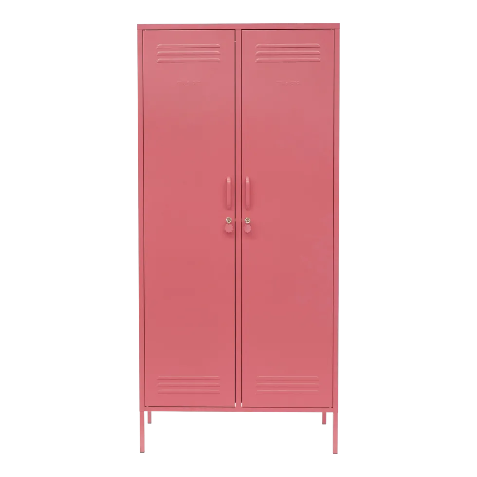 Casier en acier rose baie 85x50x183cm The Twinny - Mustard Made