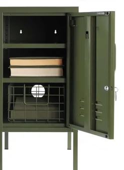 Casier en acier vert olive 35x46x72cm The Shorty - Mustard Made