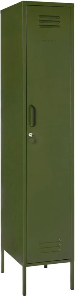 Casier en acier vert olive 35x46x183cm The Skinny - Mustard Made
