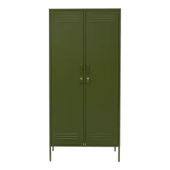 Casier en acier vert olive 85x50x183cm The Twinny - Mustard Made