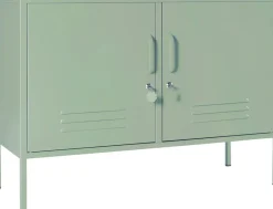 Casier en acier vert sauge 40x100x72cm The Lowdown - Mustard Made