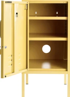 Casier gauche en acier jaune beurre 35x46x72cm The Shorty - Mustard Made