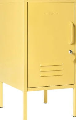 Casier gauche en acier jaune beurre 35x46x72cm The Shorty - Mustard Made