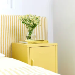 Casier gauche en acier jaune beurre 35x46x72cm The Shorty - Mustard Made