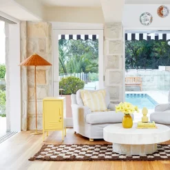 Casier gauche en acier jaune beurre 35x46x72cm The Shorty - Mustard Made