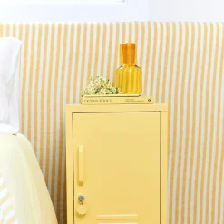 Casier gauche en acier jaune beurre 35x46x72cm The Shorty - Mustard Made