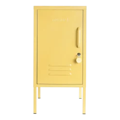 Casier gauche en acier jaune beurre 35x46x72cm The Shorty - Mustard Made