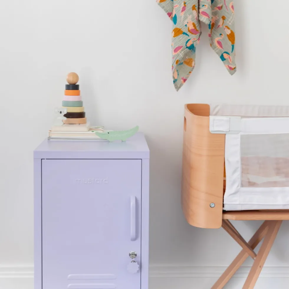 Casier gauche en acier lilas 35x46x72cm The Shorty - Mustard Made