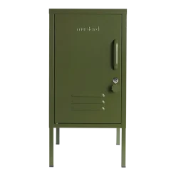 Casier gauche en acier vert olive 35x46x72cm The Shorty - Mustard Made
