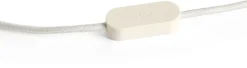 Câble en tissu blanc argile avec interrupteur 240cm Common Cord Set - Hay
