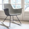 Chaise avec accoudoirs à bascule Hauteville - Lyon Béton