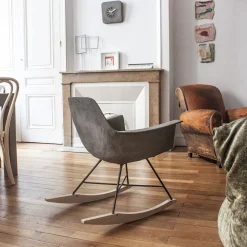 Chaise avec accoudoirs à bascule Hauteville - Lyon Béton