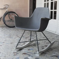 Chaise avec accoudoirs à bascule Hauteville - Lyon Béton