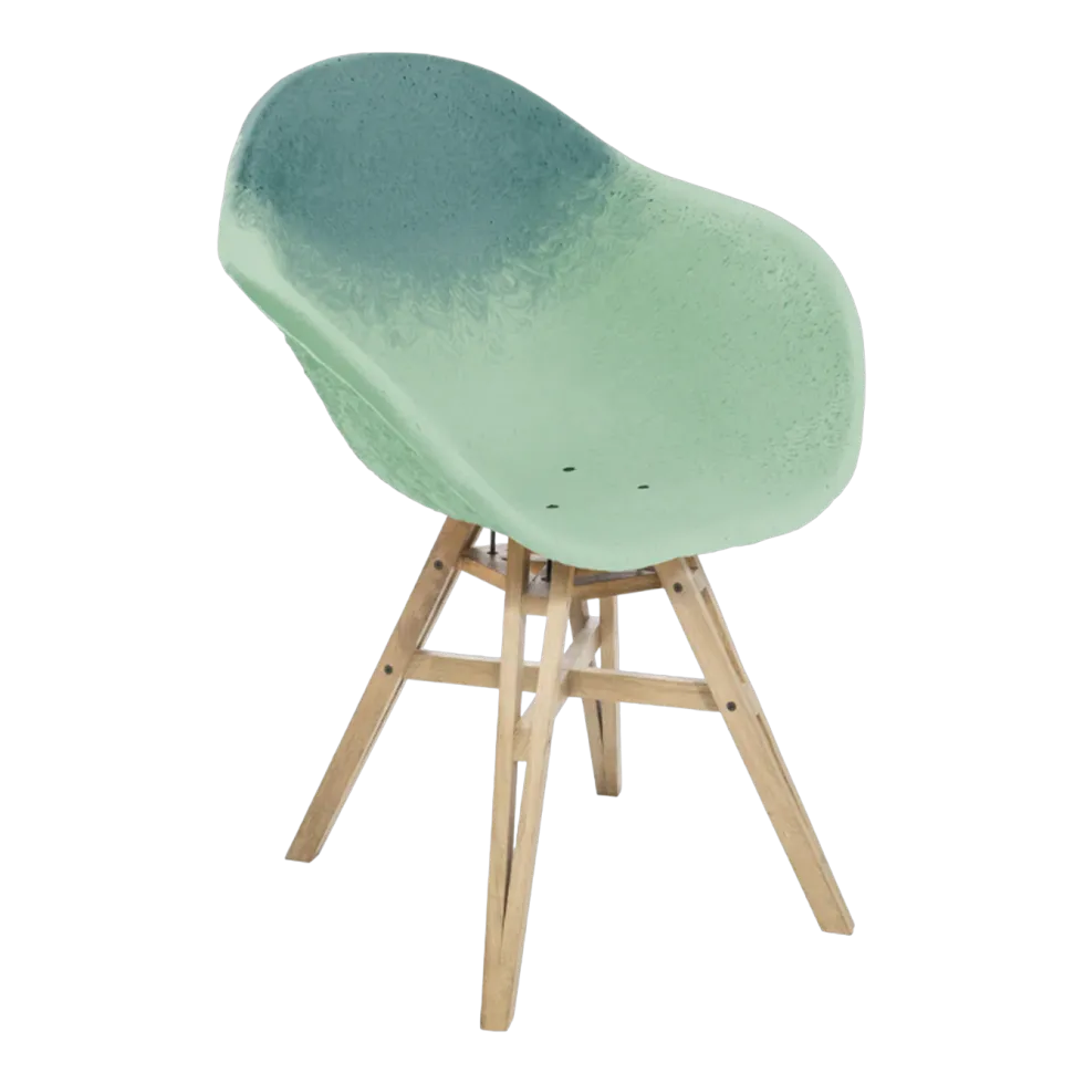 Chaise avec accoudoirs brume et galet Gravêne 6.7 - Maximum