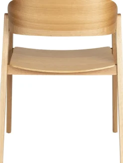 Chaise avec accoudoirs en bois de chêne Westlake - Dutchbone