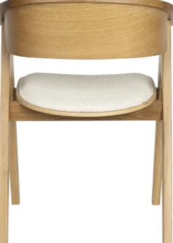 Chaise avec accoudoirs en chêne naturel 79cm NDSM - Zuiver