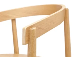 Chaise avec accoudoirs en chêne naturel Homerun - Fest Amsterdam
