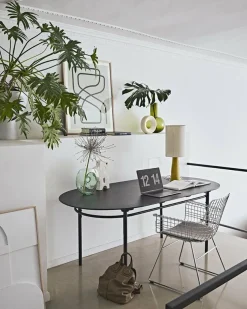 Chaise avec accoudoirs en métal chromé Wire - HKliving