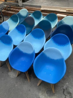 Chaise avec accoudoirs Parme et Galet Gravêne 6.7 - Maximum