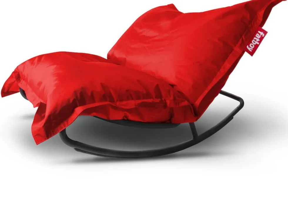 Chaise à bascule pour pouf Original noire Rock'n'Roll - Fatboy