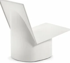 Chaise basse en acier blanche Valérie - Serax