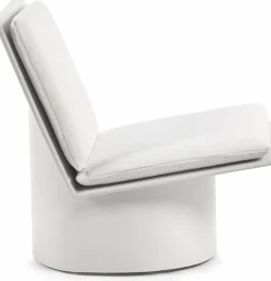 Chaise basse en acier blanche Valérie - Serax