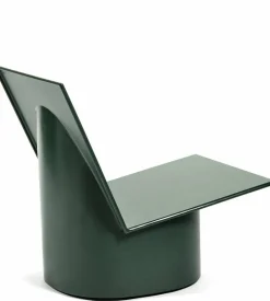 Chaise basse en acier verte Valérie - Serax