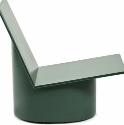 Chaise basse en acier verte Valérie - Serax