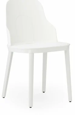 Chaise blanche en polypropylène Allez blanc - Normann Copenhagen
