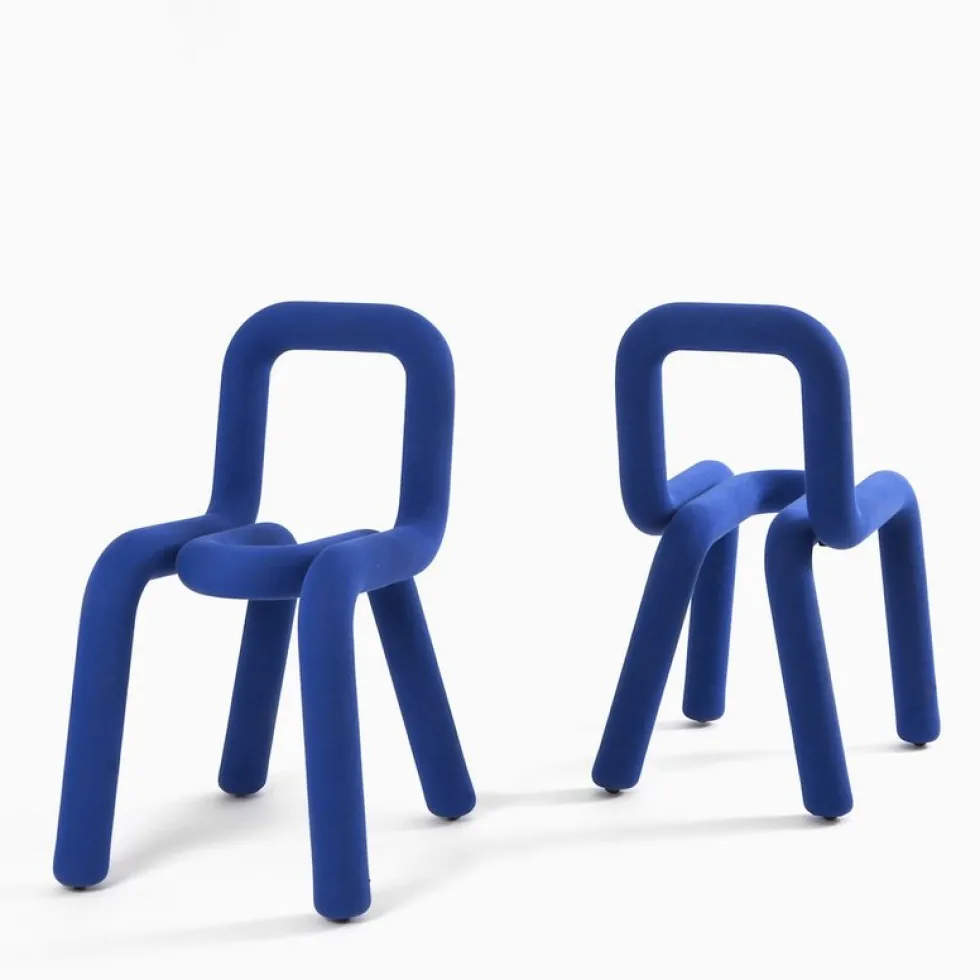 Chaise Bold Bleu - Moustache