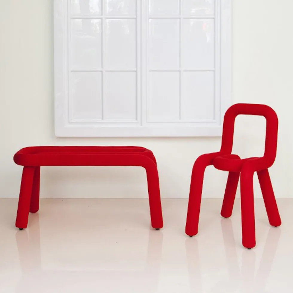 Chaise Bold Bleu - Moustache