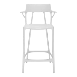 Chaise de bar blanche 65 cm A.I - Kartell