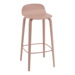 Chaise de bar 75 cm rose Visu - Muuto