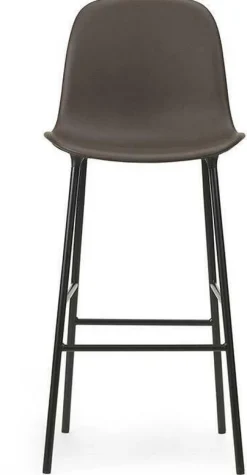 Chaise de bar en acier et pp noir 75 cm Form - Normann Copenhagen