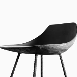 Chaise de bar en béton 44 x 43 x 93,5 Hauteville - Lyon Béton