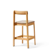 Chaise de bar en chêne et hallingal 65cm Blueprint - Form&Refine