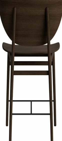 Chaise de bar en chêne fumé 75 cm Elephant - NORR11