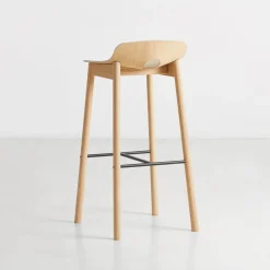 Chaise de bar en chêne naturel 75 cm Mono - WOUD