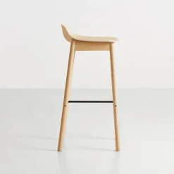 Chaise de bar en chêne naturel 75 cm Mono - WOUD