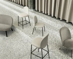 Chaise de bar en tissu synergy lds08 75 cm Ace - Normann Copenhagen