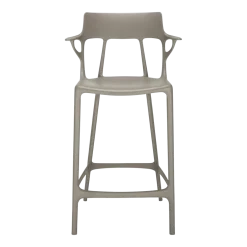 Chaise de bar grise 65 cm A.I - Kartell