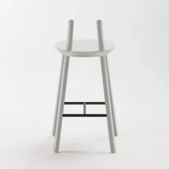 Chaise de bar grise 65 mc Naïve - Emko