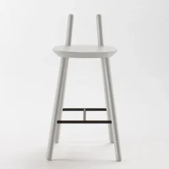 Chaise de bar grise 65 mc Naïve - Emko