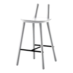 Chaise de bar grise 65 mc Naïve - Emko