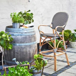 Chaise de bar marron Isabelle - Sika Design