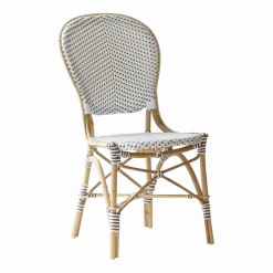 Chaise de bistrot blanche Isabelle - Sika Design