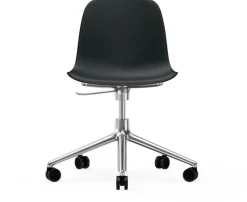 Chaise de bureau en aluminium et pp noir Form - Normann Copenhagen