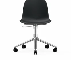 Chaise de bureau en aluminium et pp noir Form - Normann Copenhagen
