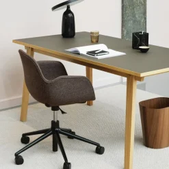 Chaise de bureau en aluminium et pp noir Form - Normann Copenhagen